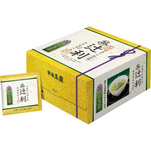 辻利　三角ティーバッグ　宇治玉露　５０バッグ画像