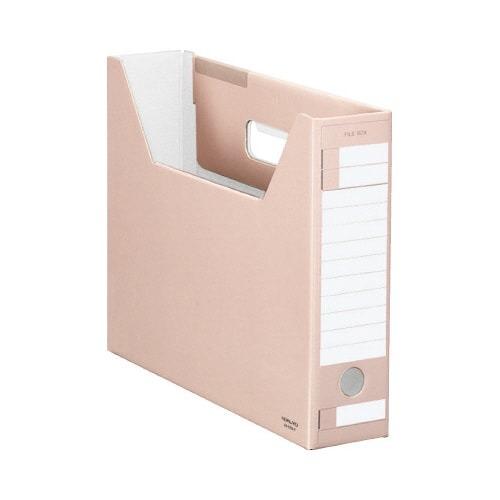 ファイルボックス　Ｄタイプスリム　Ａ４横　桃画像