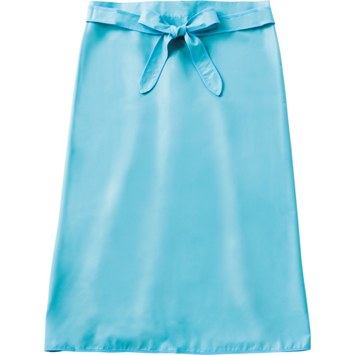 入浴ｹｱかーるい前掛け L ﾀｰｺｲｽﾞﾌﾞﾙｰ 1枚画像