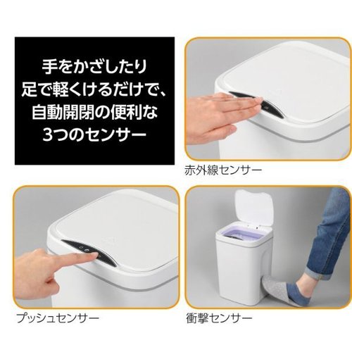トイレクリーナー トリプルセンサーサニタリーボックス アーテック パッケージ全体が見える状態で、鮮やかなデザインが強調されている