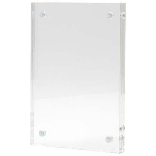 ｱｸﾘﾙﾏｸﾞﾈｯﾄﾌﾚｰﾑ 名刺ｻｲｽﾞ ｸﾘｱ 1個画像