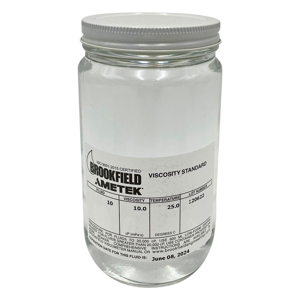 ブルックフィールド シリコン標準粘度液 10mPa・s画像