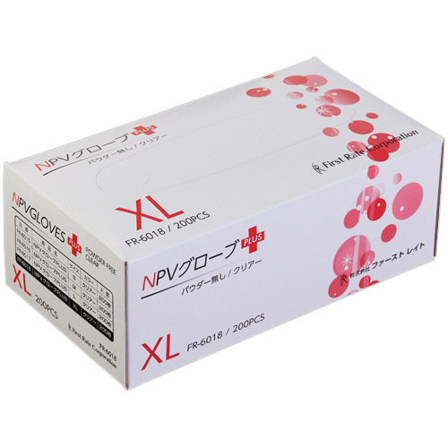 NPVｸﾞﾛｰﾌﾞPLUS ﾊﾟｳﾀﾞｰ無し XL 1箱(200枚)