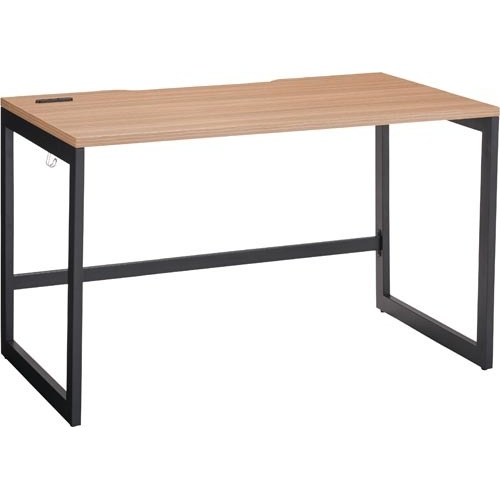 リスムデスクＤ７００Ｗ１２００　黒脚　ウォルナット画像