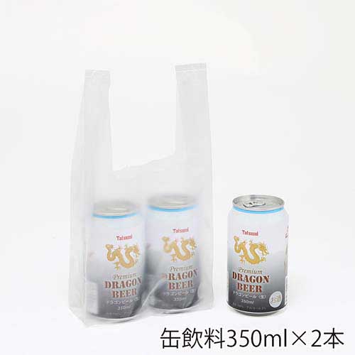 エンボス加工ありの便利なハンガータイプのレジ袋