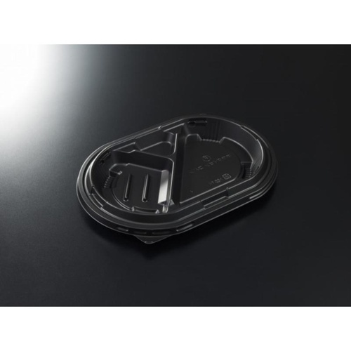 中央化学 弁当容器 CT 宝台膳 小判 BK 本体画像