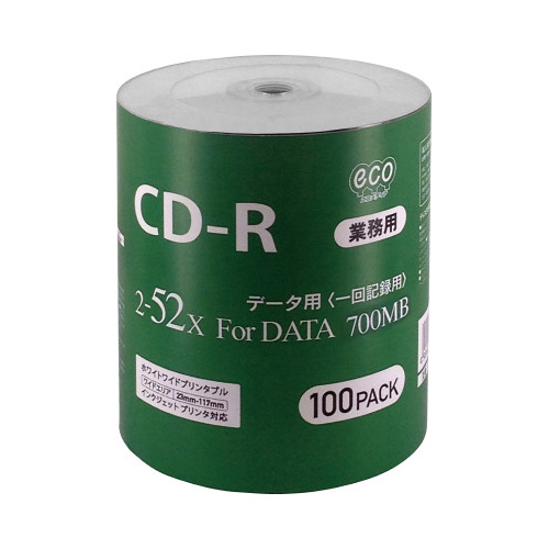 ＣＤ－Ｒ　データ用　シュリンク１００枚