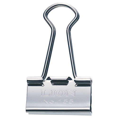 ﾊﾞｲﾝﾀﾞｰｸﾘｯﾌﾟ ﾆｯｹﾙﾒｯｷ 大 口幅32mm 1箱(10個)画像