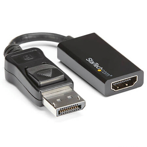 DisplayPort-HDMI変換アダプタ　4K対応　ブラック　1個