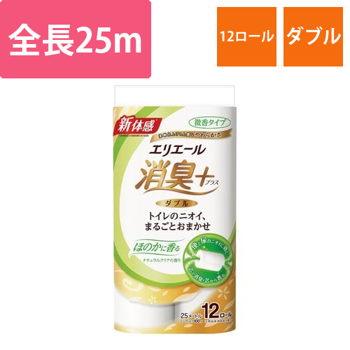 エリエール　消臭+トイレット　ほのかに香る12R画像