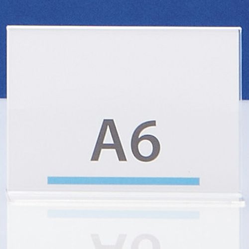 ｻｲﾝﾎﾙﾀﾞｰ両面用(T型) A6ﾖｺ 1個画像