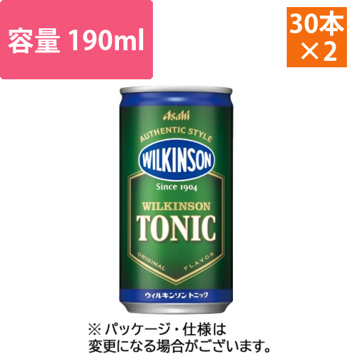 ウィルキンソン　トニック　190mL　缶　1セット(60本:30本×2ケース)画像