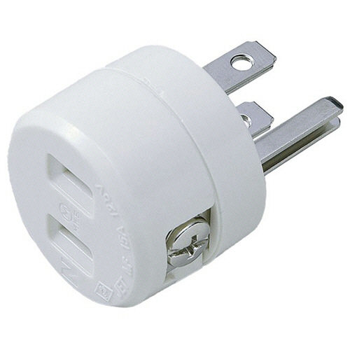 逆接地ｱﾀﾞﾌﾟﾀｰ 2Pｱｰｽ-接地2P 1個画像