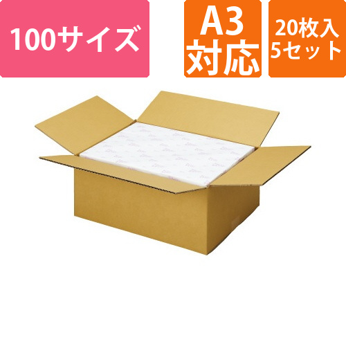 宅配用ダンボール　3辺計100cm　A3　100枚