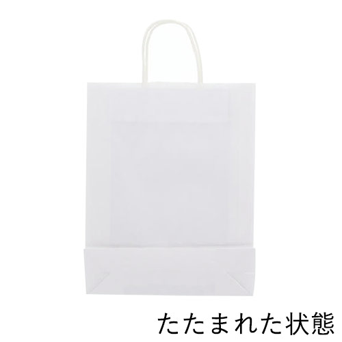 どんなシーンでも使える！シンプルな白無地の紙袋