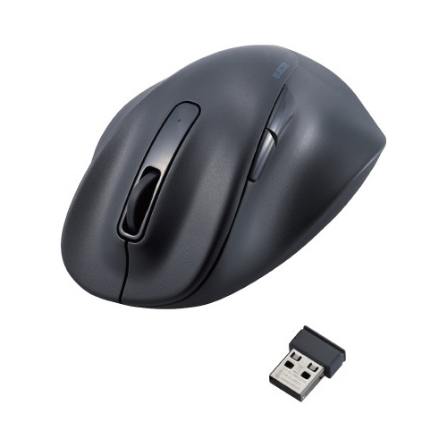 無線マウス　２．４ＧＨｚ　静音　Ｍサイズ　ブラック