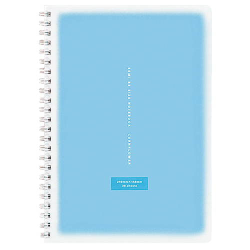 ﾂｲﾝﾘﾝｸﾞﾉｰﾄ<ｺﾛﾚｰ> A5 50枚 ﾌﾞﾙｰ 1ｾｯﾄ(5冊)画像