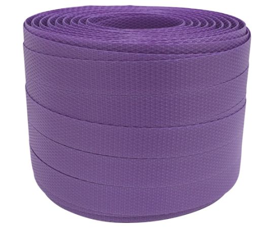 梱包用品　PPバンド　15.5mm×100m　ムラサキ画像