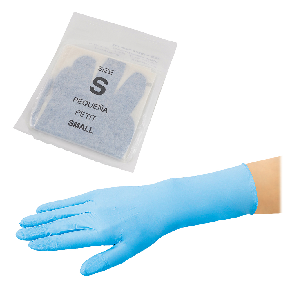 アズラボ滅菌手袋　パウダーフリー　S　1双パック×50袋入画像