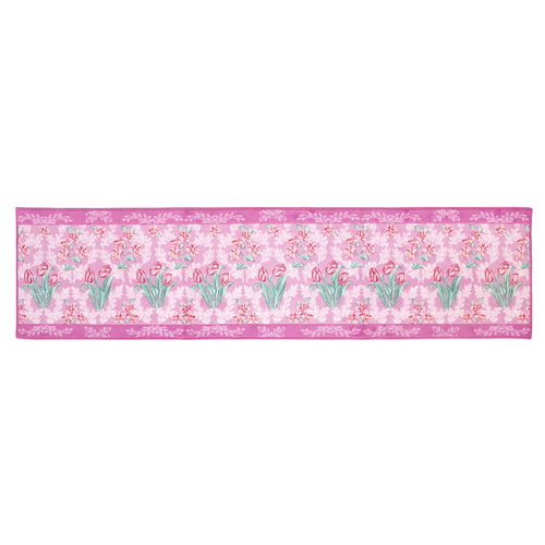 キッチンマット　ロイヤルコレクション　アーツ　約45cm×180cm　P　ピンク画像