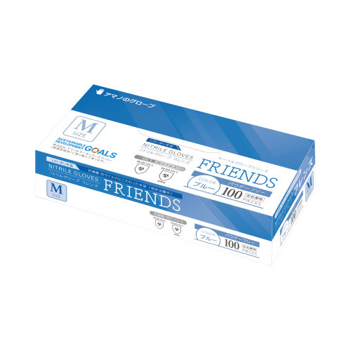 ニトリルグローブフレンズ　Ｍ　×２０画像