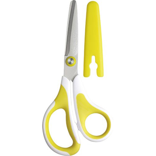 はさみ　メガサク３Ｄエアー　左手用　黄　５個入画像