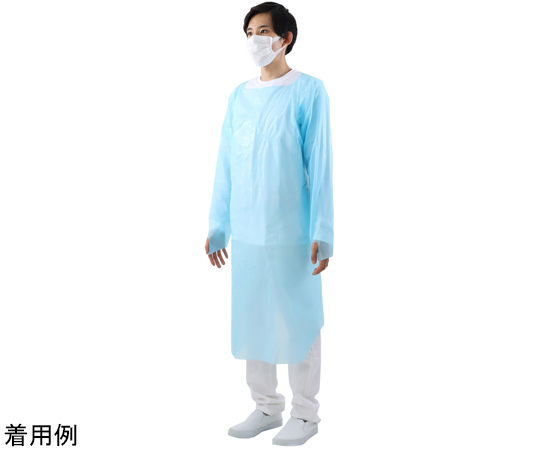 アイソレーションガウン　CPEガウン　男女兼用フリーサイズ　20着画像