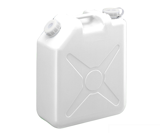 扁平缶　ノズル無　20L　ホワイト画像