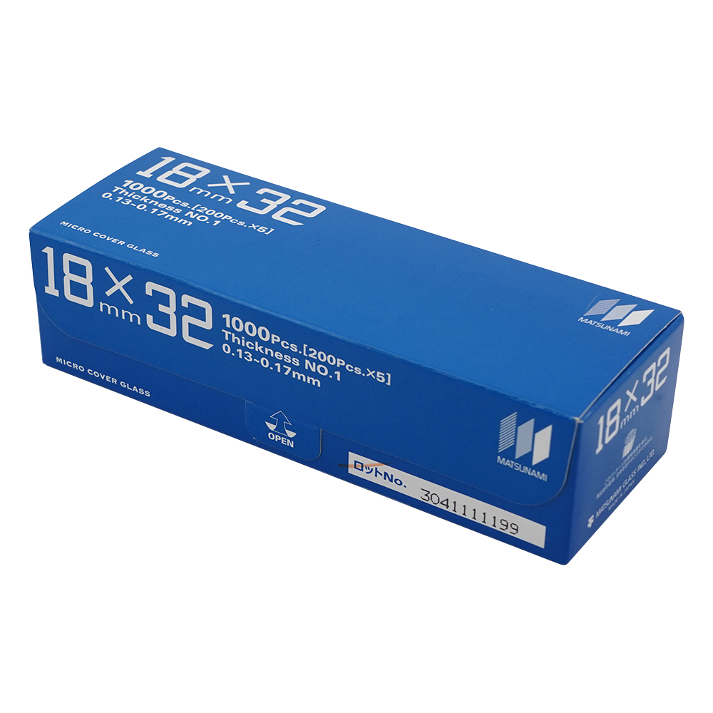 マツナミカバーグラス(No.1) 18×32mm 1000枚入画像