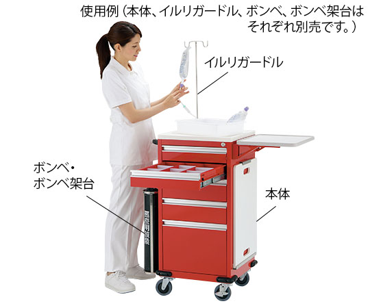 とっても静かな救急カート画像