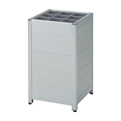 ｱﾙﾐ傘立て ﾊﾟﾈﾙﾀｲﾌﾟ 9本立 1台画像