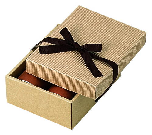 片段ギフトボックス リボン付き（226×175×高90mm）画像