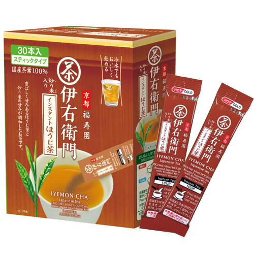 伊右衛門 ｲﾝｽﾀﾝﾄほうじ茶ｽﾃｨｯｸ 1ｾｯﾄ(120本:30本×4箱)画像