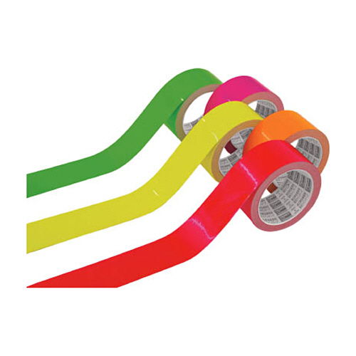 蛍光ﾗｲﾝﾃｰﾌﾟ 25mm×10m ｵﾚﾝｼﾞ 1巻画像