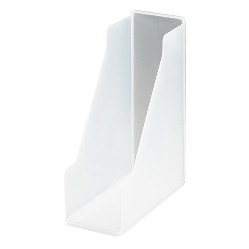 ファイルスタンド A4 書類収納 半透明 squ＋ ナチュラ ソーフィス画像