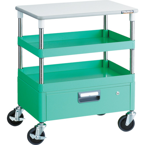 ﾌｪﾆｯｸｽﾜｺﾞﾝ 600×400 1段引出 天板付 ﾔﾝｸﾞｸﾞﾘｰﾝ 1台