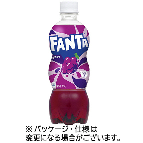 ﾌｧﾝﾀ ｸﾞﾚｰﾌﾟ 500ml ﾍﾟｯﾄﾎﾞﾄﾙ 1ｹｰｽ(24本)画像