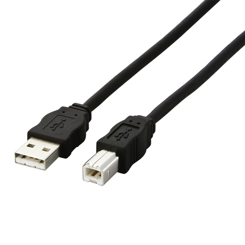 環境対応USB2.0ｹｰﾌﾞﾙ (A)ｵｽ-(B)ｵｽ ﾌﾞﾗｯｸ 5.0m RoHS指令準拠(10物質) 1本画像