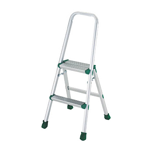 ｱﾙﾐ製上枠付き踏台(脚ｶﾊﾞｰ付) 0.56m 2段 1台画像