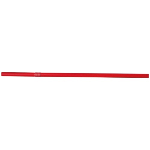 フレキシブルストロー 6mm×21cm 裸 レッド 1パック(200本)画像