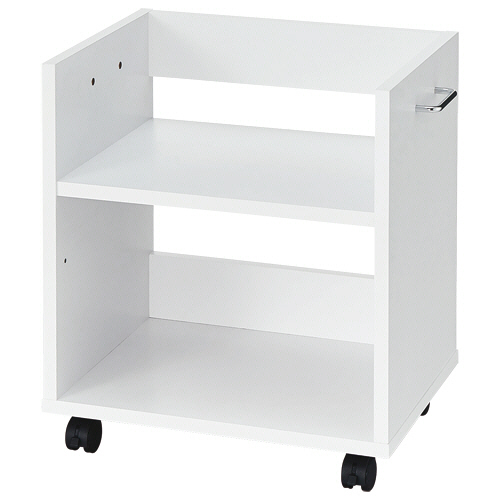 木製ﾜｺﾞﾝ 幅450×奥行350×高さ500mm 横型 天なし ﾎﾜｲﾄ 1台