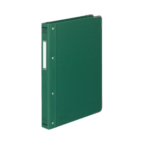 バインダーＭＰ　Ｂ５縦　１００枚収容　総布貼　緑