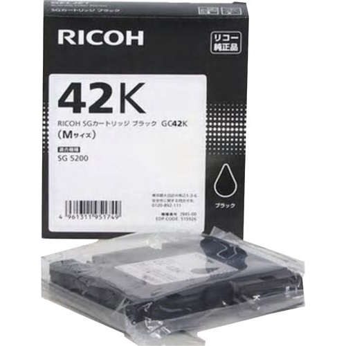 純正インク　ＧＣ４２Ｋ　ブラック画像