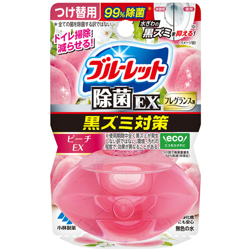 液体ﾌﾞﾙｰﾚｯﾄおくだけ 除菌EX ﾌﾚｸﾞﾗﾝｽ ﾋﾟｰﾁEXの香り つけ替用 67ml 1個画像