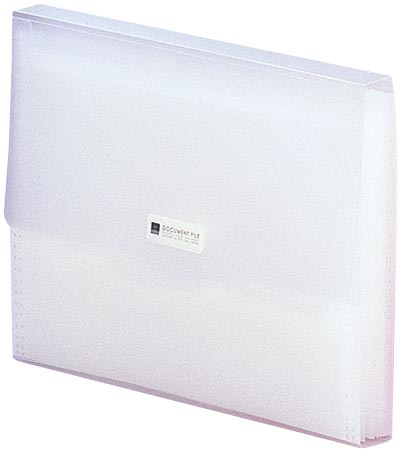 ドキュメントファイル　１３ポケット　ホワイト画像