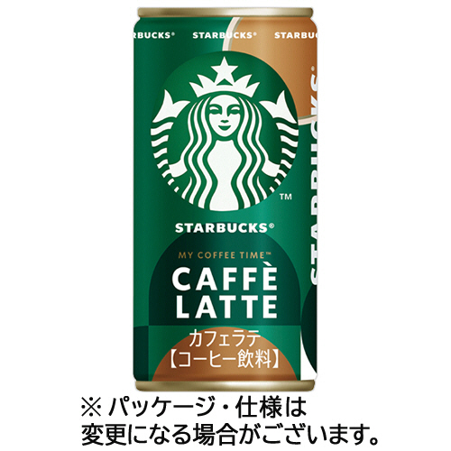 ｽﾀｰﾊﾞｯｸｽ MY COFFEE TIME ｶﾌｪﾗﾃ 185g 缶 1ｾｯﾄ(60本:30本×2ｹｰｽ)