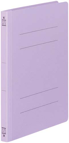 フラットファイルＶ樹脂とじ具　Ｂ５縦　紫　１０冊画像