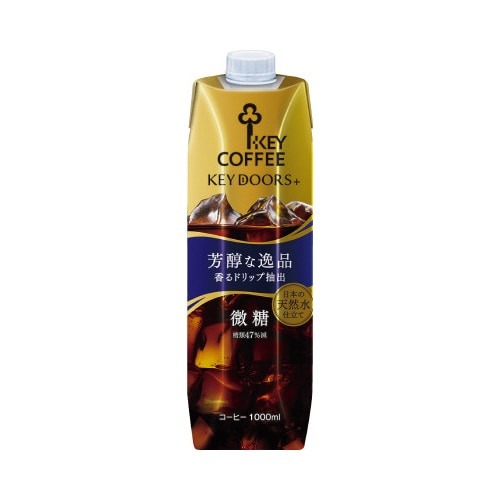 天然水アイスコーヒー　微糖　１０００ｍｌ　３本画像