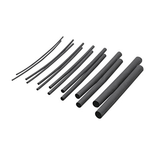 熱収縮ﾁｭｰﾌﾞｻｲｽﾞｺﾝﾋﾞﾈｰｼｮﾝ ｽﾓｰﾙﾀｲﾌﾟ 黒 7ｻｲｽﾞ 1ﾊﾟｯｸ(14本:各ｻｲｽﾞ2本)画像