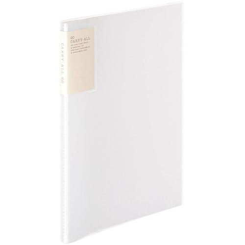 クリヤーブックキャリーオール固定背ポＡ４縦２０透明画像